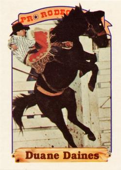 1991 Rodeo America Set A #42 Duane Daines Front